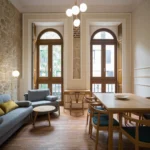 Vista interior de uno de los apartamentos