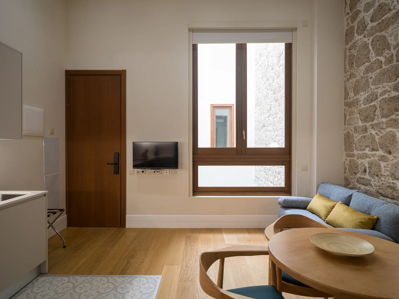 Vista interior de uno de los apartamentos