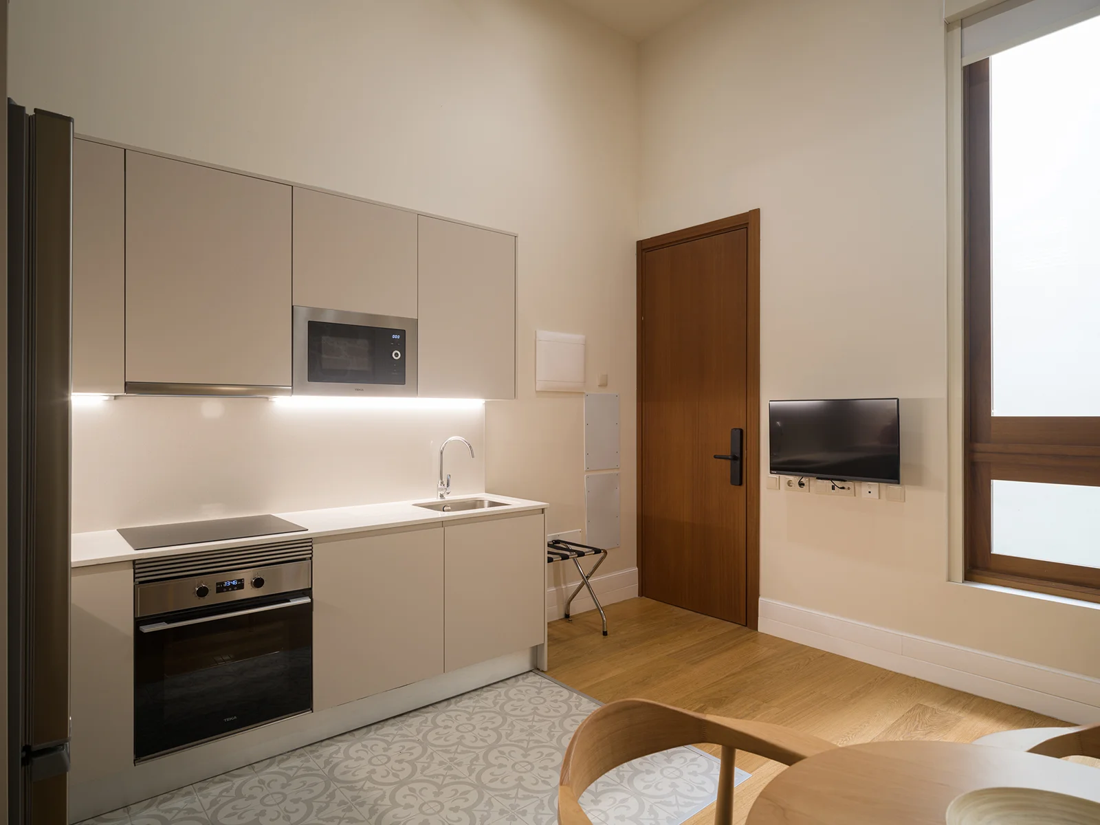 Vista interior de uno de los apartamentos