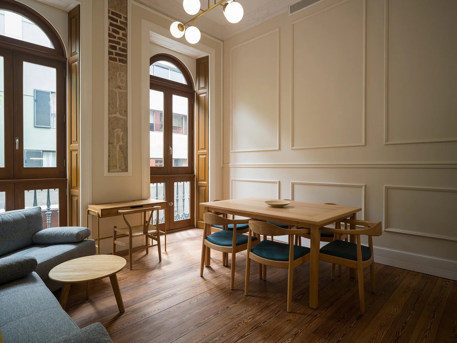 Vista interior de uno de los apartamentos