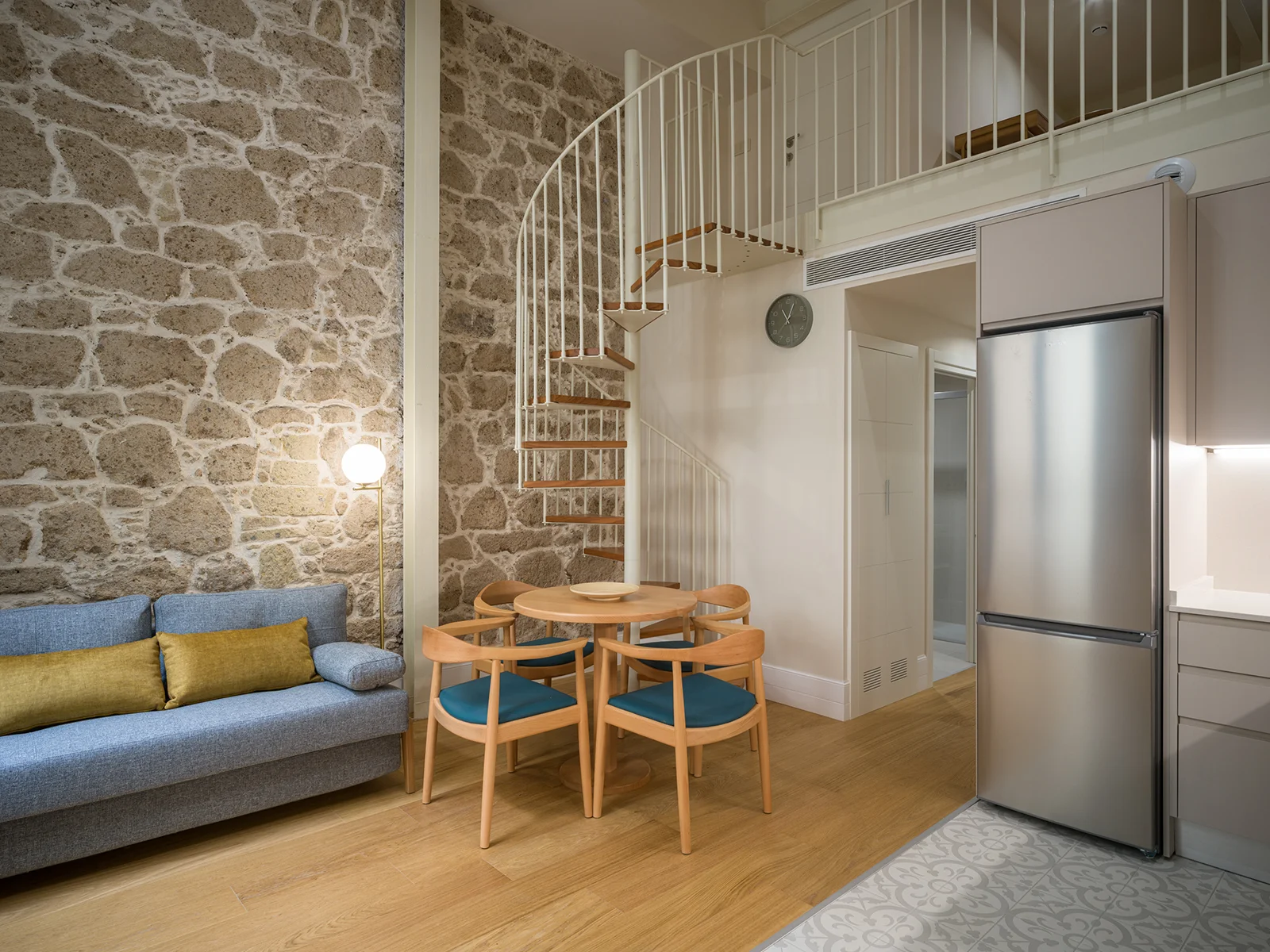 Vista interior de uno de los apartamentos