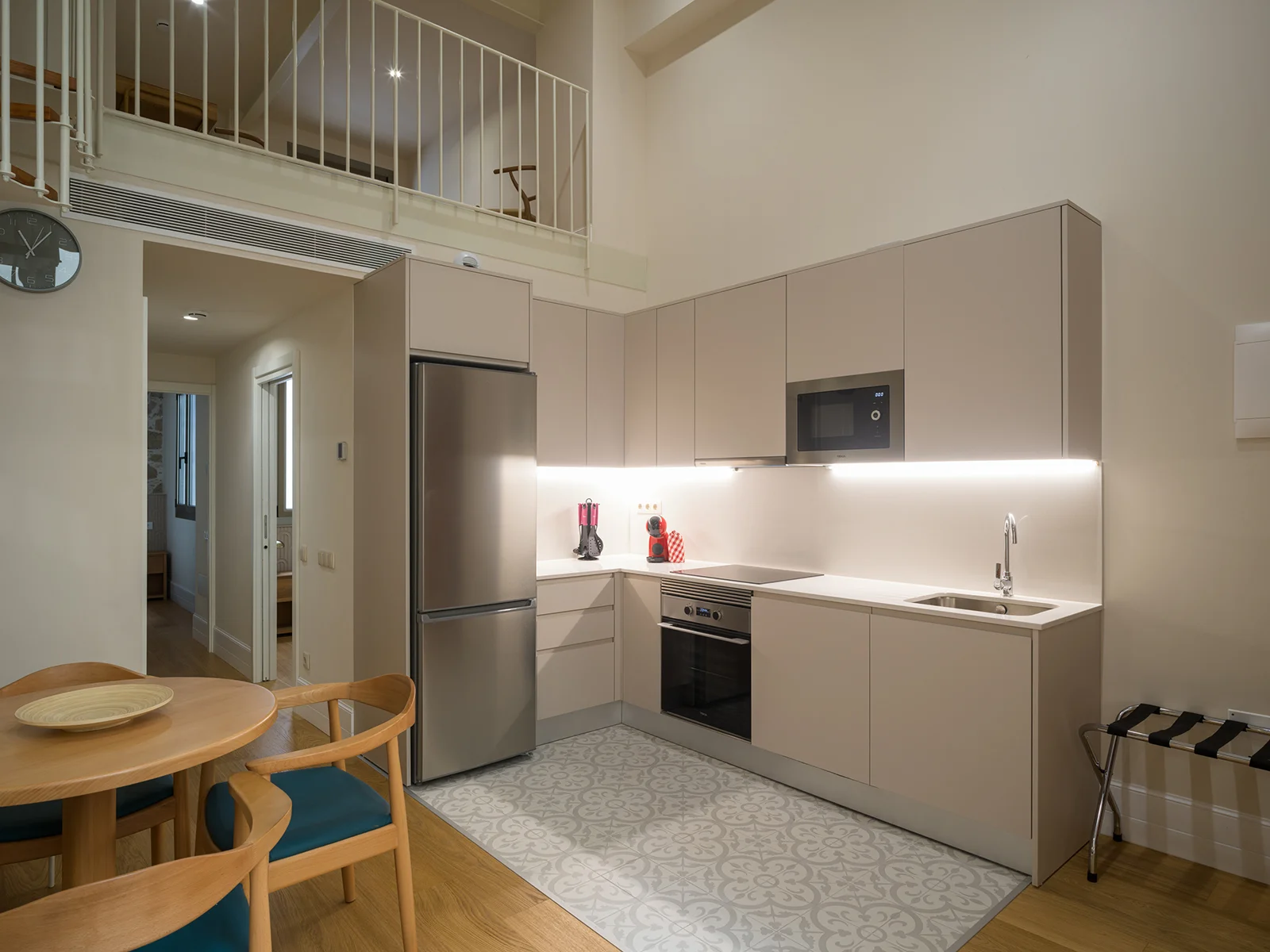 Vista interior de uno de los apartamentos