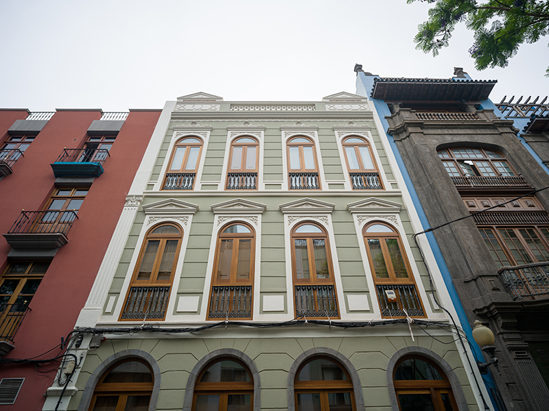 Fachada del alojamiento